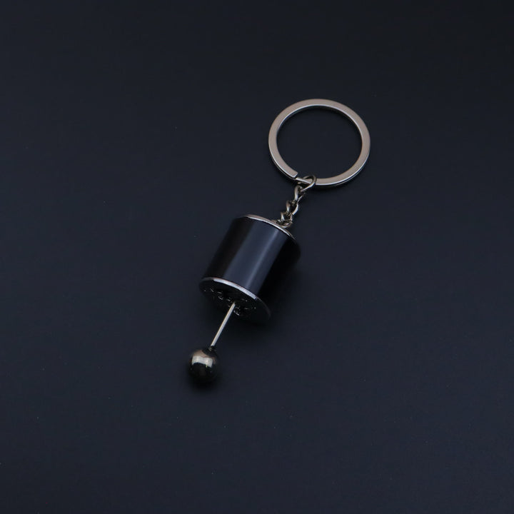Collezione di portachiavi con design di mini auto moderne - Leva del cambio nera - image 3