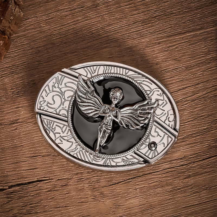 Cintura in pelle con fibbia a coltello pieghevole nascosto fai-da-te Fallen Angel - image 9