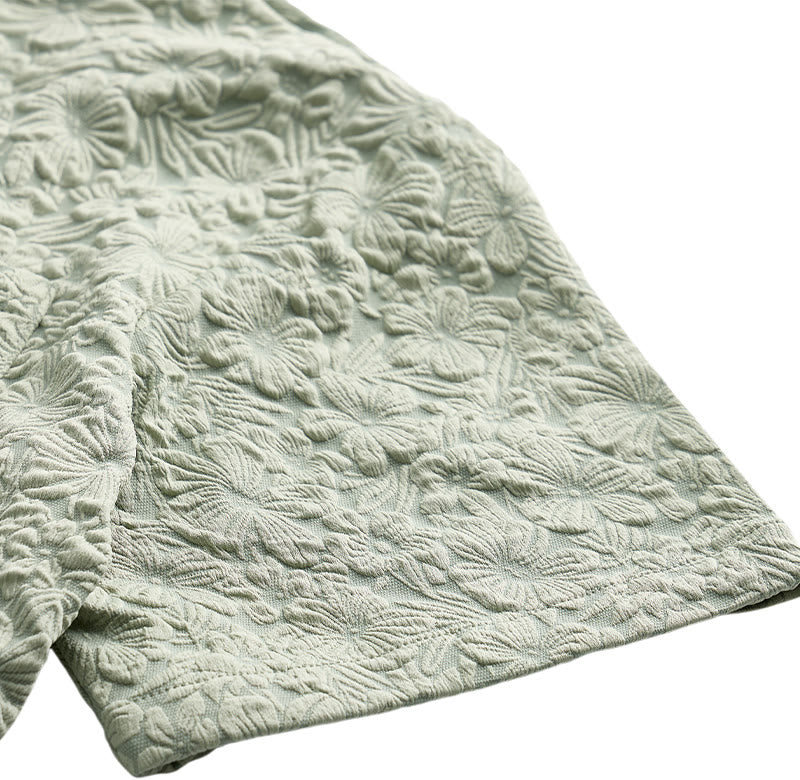 Camicie da uomo in cotone testurizzato con stampa floreale, perfette per l'estate e il tempo libero. - image 10