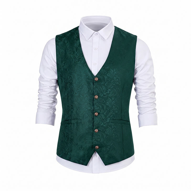 Gilet da uomo in jacquard testurizzato per feste di Halloween. - image 20
