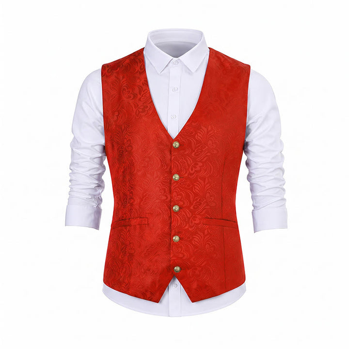 Gilet da uomo in jacquard testurizzato per feste di Halloween. - image 18