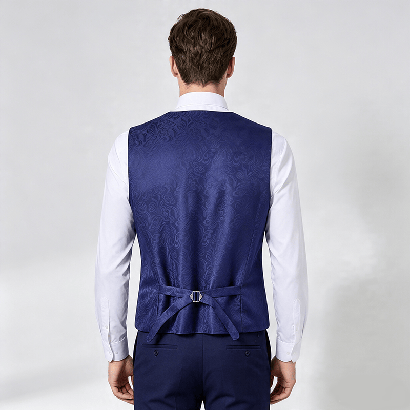 Gilet da uomo in jacquard testurizzato per feste di Halloween. - image 3