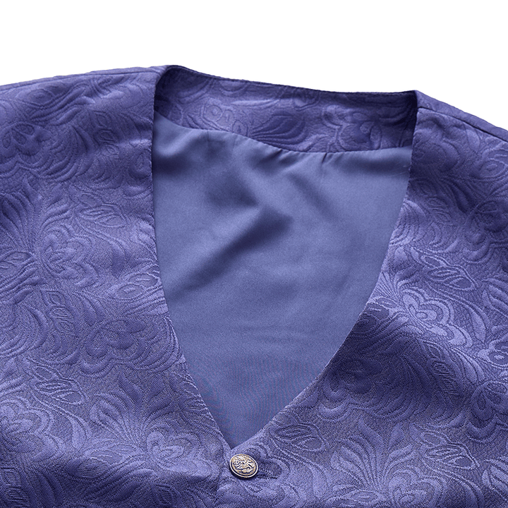 Gilet da uomo in jacquard testurizzato per feste di Halloween. - image 9