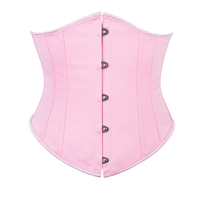 Corsetto sottoseno steampunk da donna per abiti - Rosa - 2XL - image 5