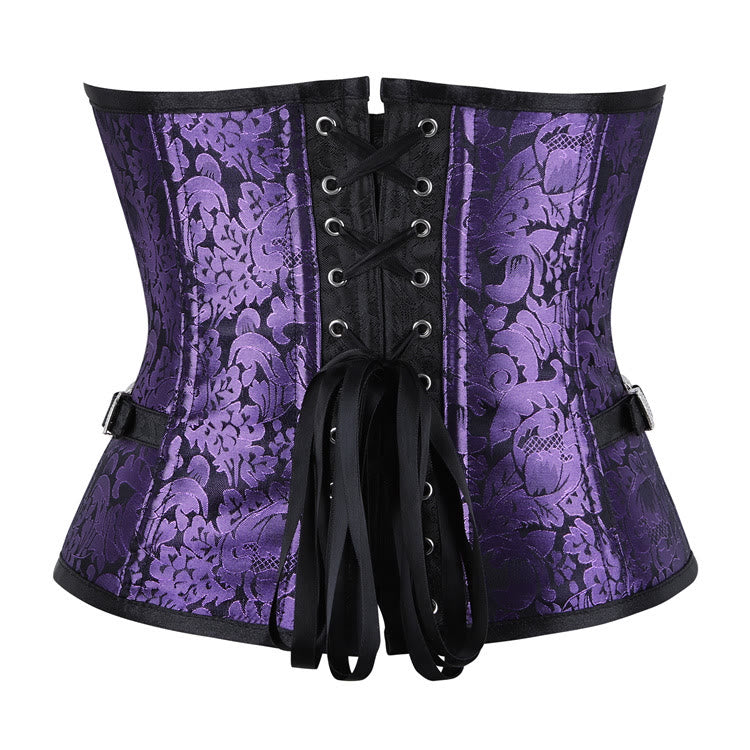 Corsetto modellante gotico jacquard da donna - image 5