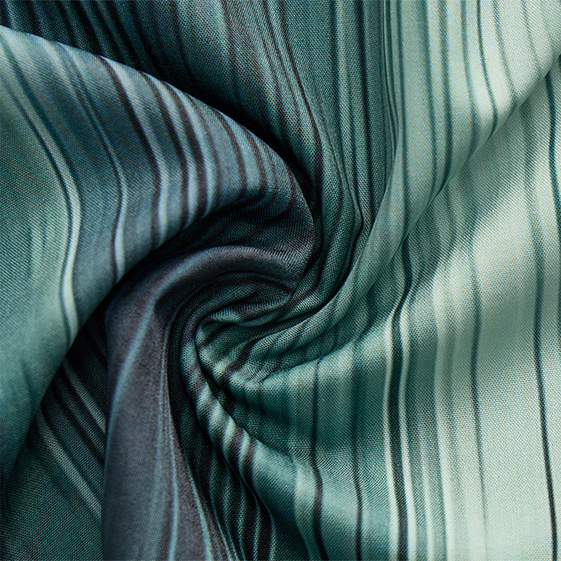 Camicia estiva da uomo con stampa a gradiente verticale e bottoni - image 8