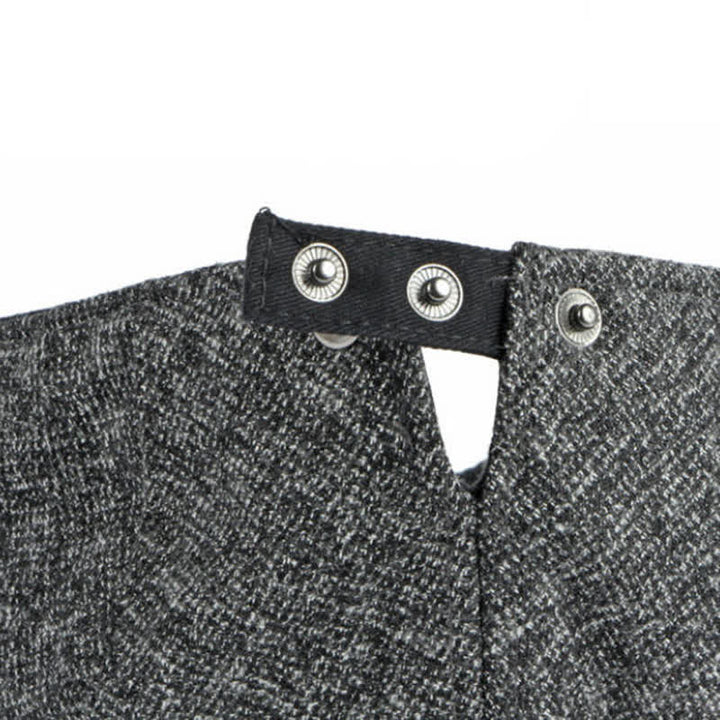 Berretto a tesa piatta in stile britannico tradizionale con trama in tweed - image 9