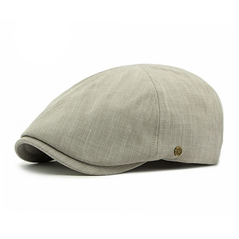 Cappello basco piatto con elastico sul retro, moderno e confortevole, stile vintage. - Grigio chiaro - Regolabile (21 5/8"-23 1/4") - image 16