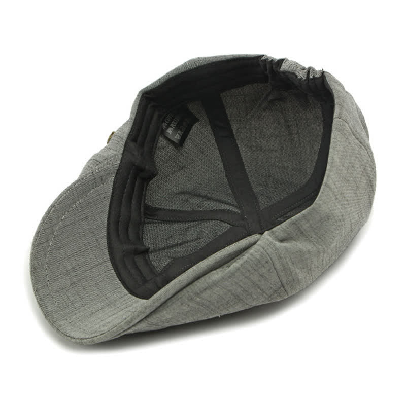 Cappello basco piatto con elastico sul retro, moderno e confortevole, stile vintage. - image 11