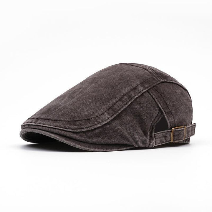 Berretto in cotone lavato ispirato all'abbigliamento da lavoro retrò, perfetto per tutti i giorni. - Caffè - Regolabile (21 5/8"-23 5/8") - image 11