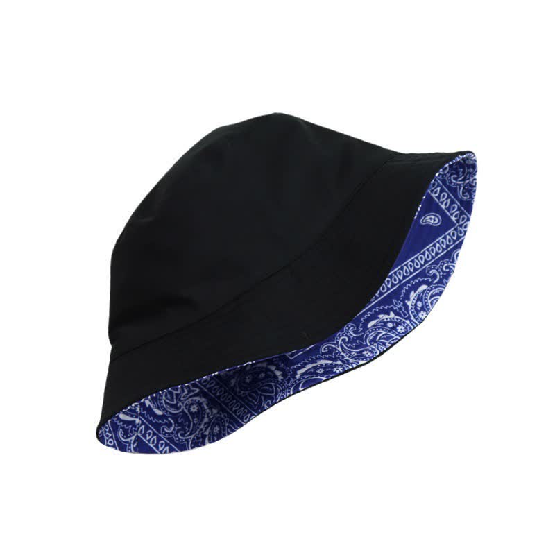 Cappello da pescatore reversibile unisex con motivo paisley - image 4