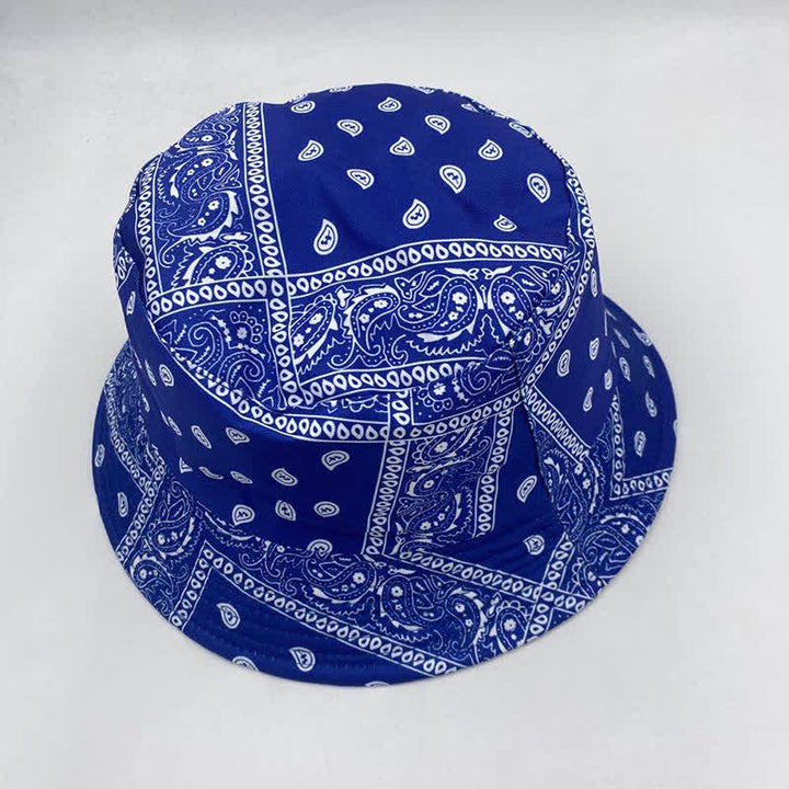 Cappello da pescatore reversibile unisex con motivo paisley - image 2