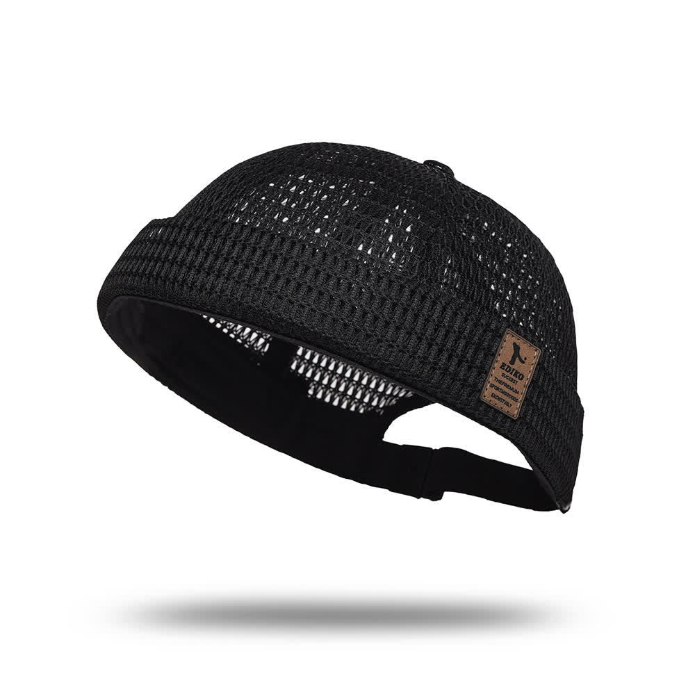 Cappellino da baseball estivo traspirante senza visiera, in rete, stile streetwear. - image 4