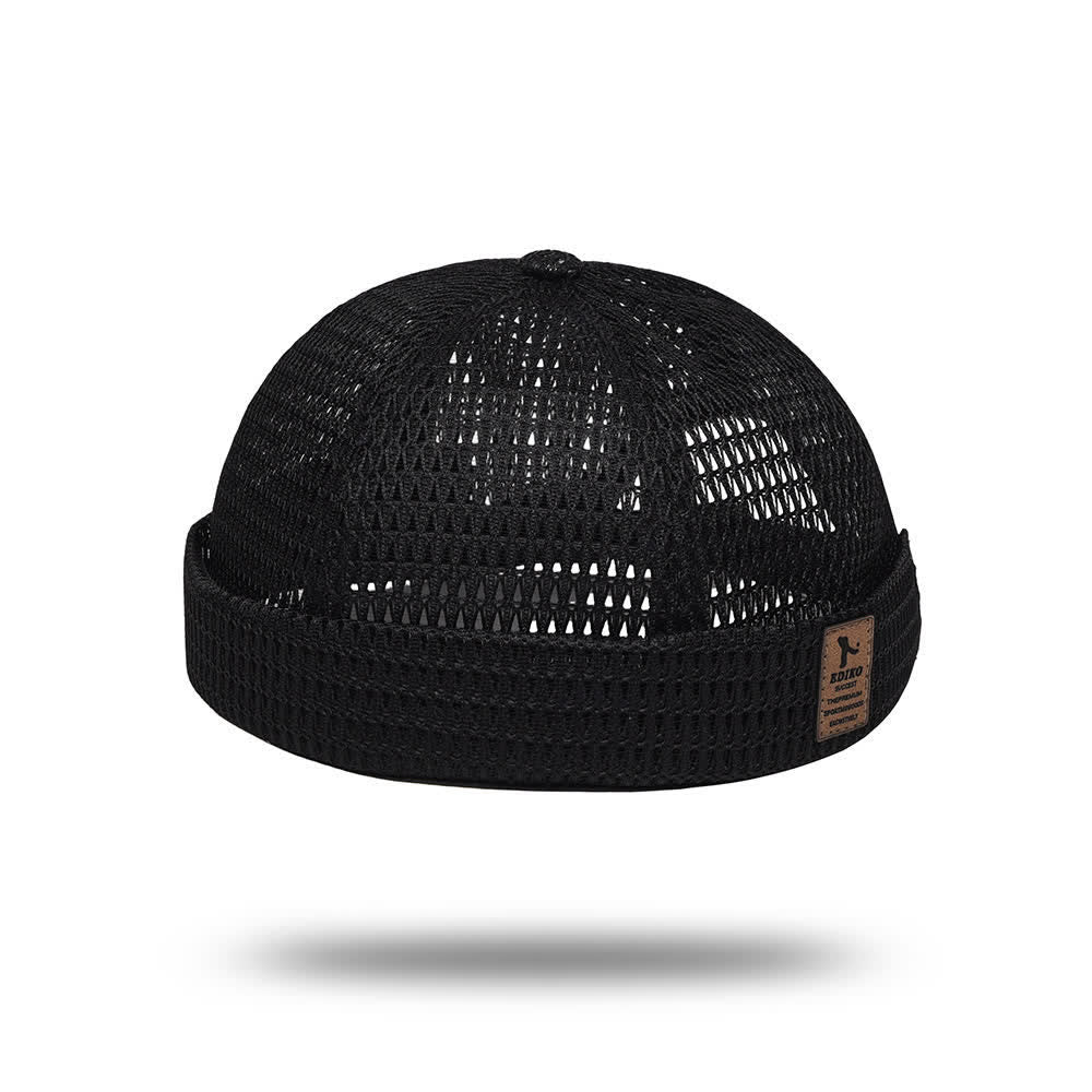 Cappellino da baseball estivo traspirante senza visiera, in rete, stile streetwear. - image 5