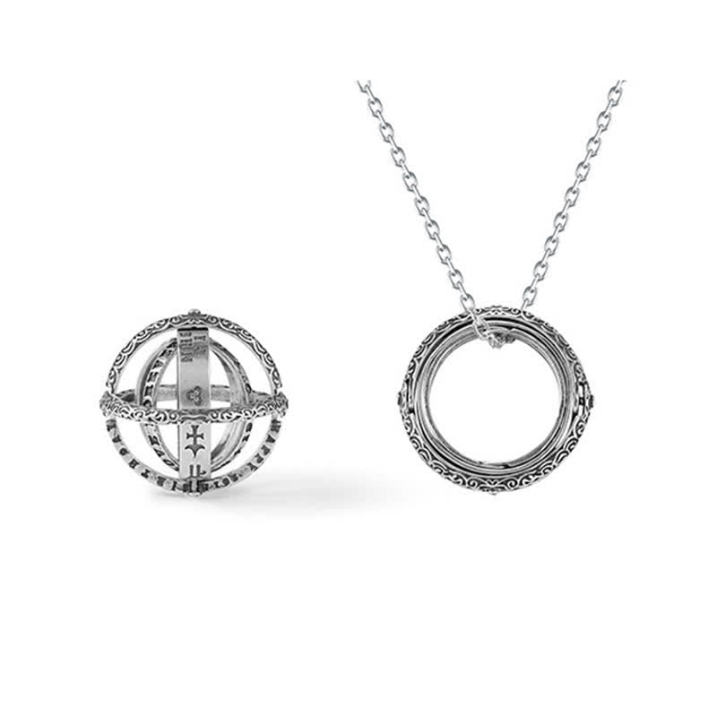Anello antistress a forma di sfera astronomica che si trasforma in collana - image 8