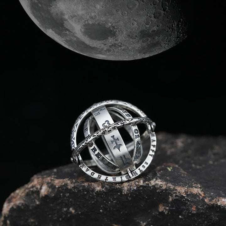 Anello antistress a forma di sfera astronomica che si trasforma in collana - image 4