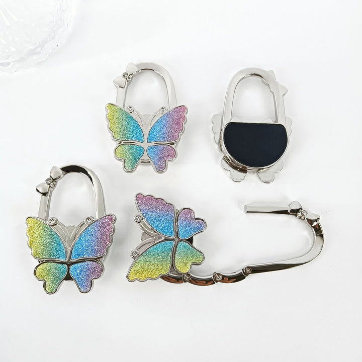 Gancio per borsa a forma di farfalla e trifoglio, serie creativa. - image 4