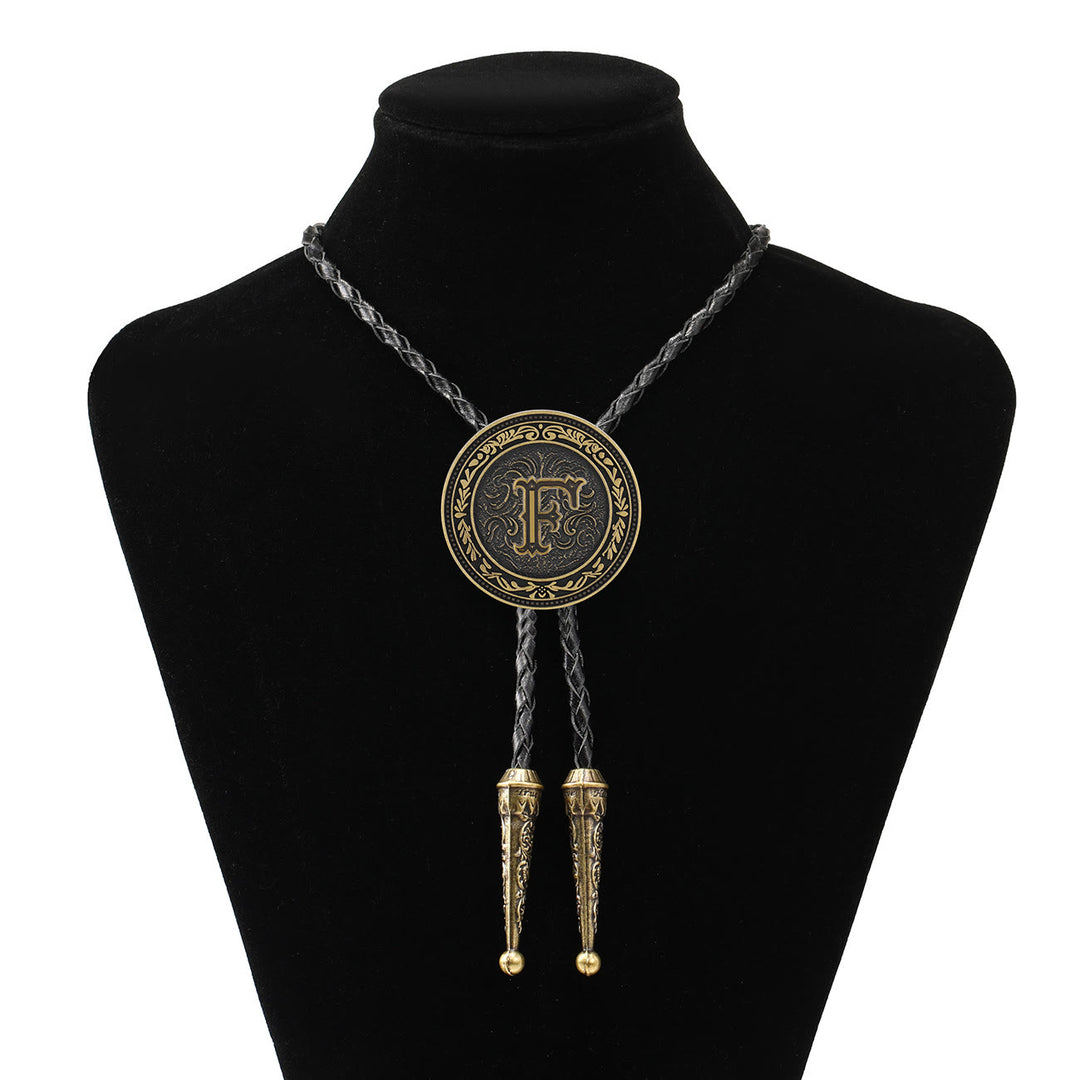 Bolo da uomo vintage western con scudo in ottone antico - F - image 6