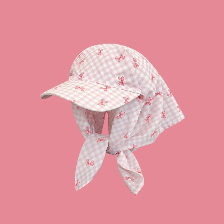 Elegante e pratico cappellino da baseball unisex con bandana da annodare - Nodo a fiocco rosa - Regolabile - image 19