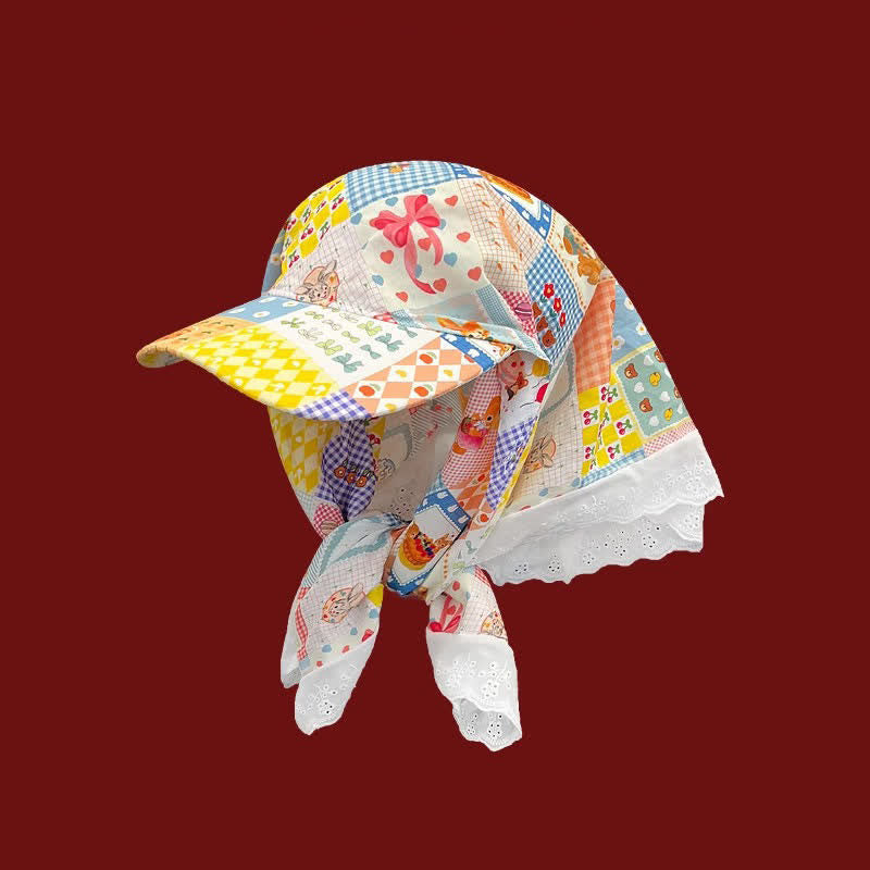 Elegante e pratico cappellino da baseball unisex con bandana da annodare - Paradiso degli animali - Regolabile - image 16