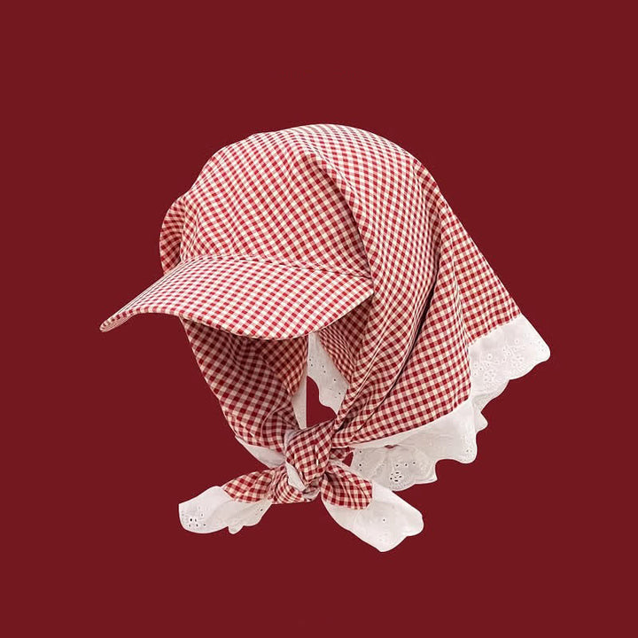 Elegante e pratico cappellino da baseball unisex con bandana da annodare - Spunta rossa - Regolabile - image 5