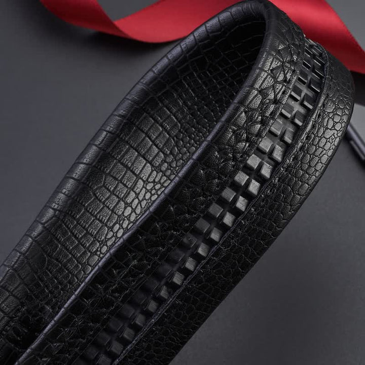 Cintura in pelle con fibbia a testa di leopardo con motivo a serpente da uomo - image 5