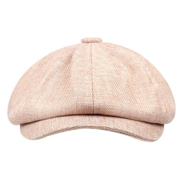Cappello basco ottagonale in lino casual da artista - image 3