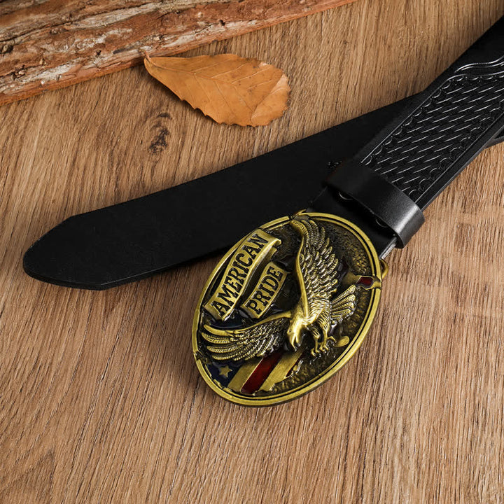 Cintura in pelle da uomo American Pride Bald Eagle - image 9