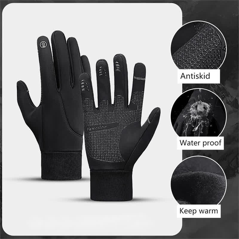 Guanti tattici elastici con touch screen per equitazione invernale - image 1