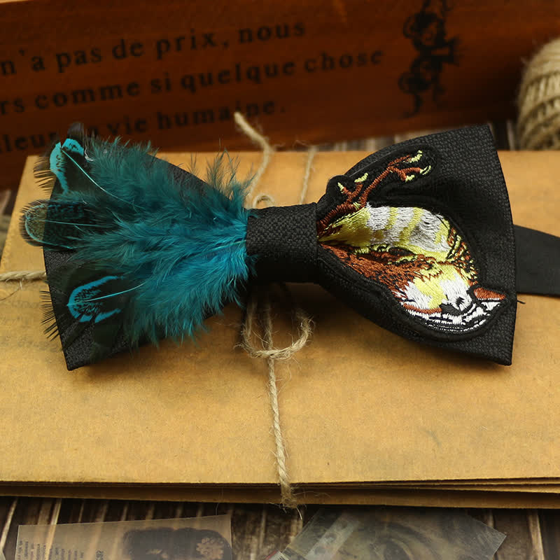 Papillon con piuma di coda di passero grafica - image 3