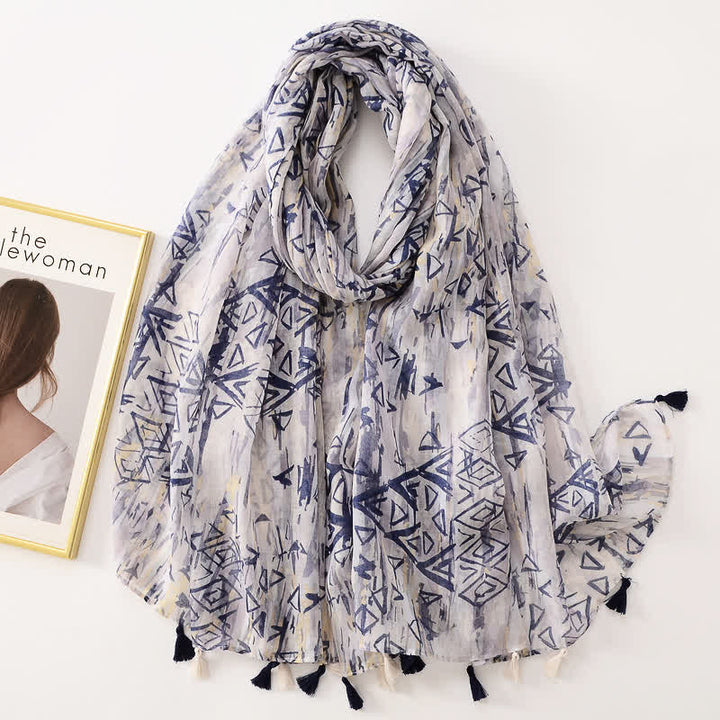 Sciarpa sottile con nappe floreali a farfalla da donna - Stile #25 - image 30