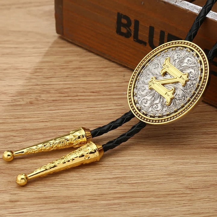 Accessorio per camicia da cowboy occidentale, alfabeto dalla A alla Z, cravatta Bolo - Z - image 29