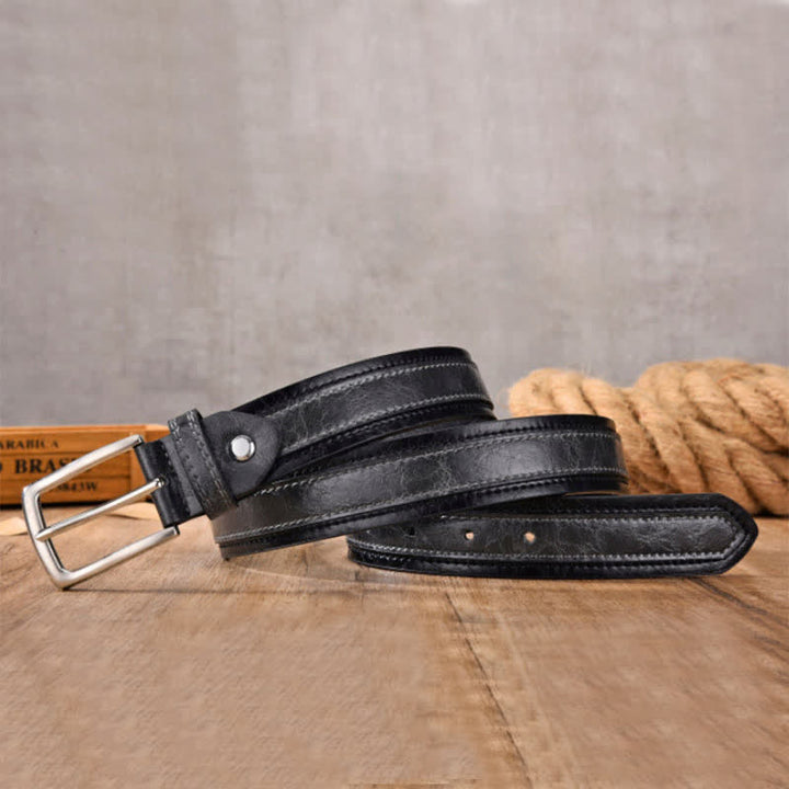 Cintura decorativa in pelle floreale retrò da uomo - image 8