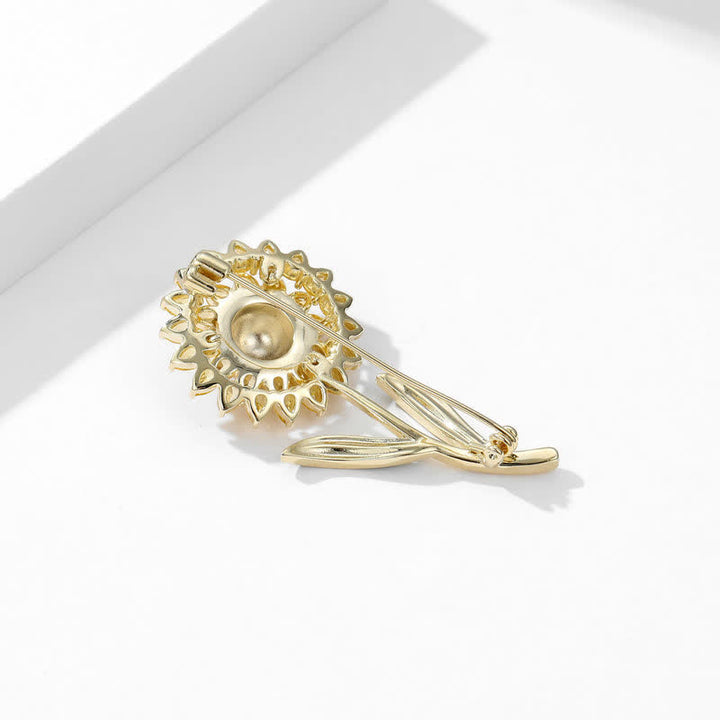 Spilla Girasole in Oro da Donna - image 6