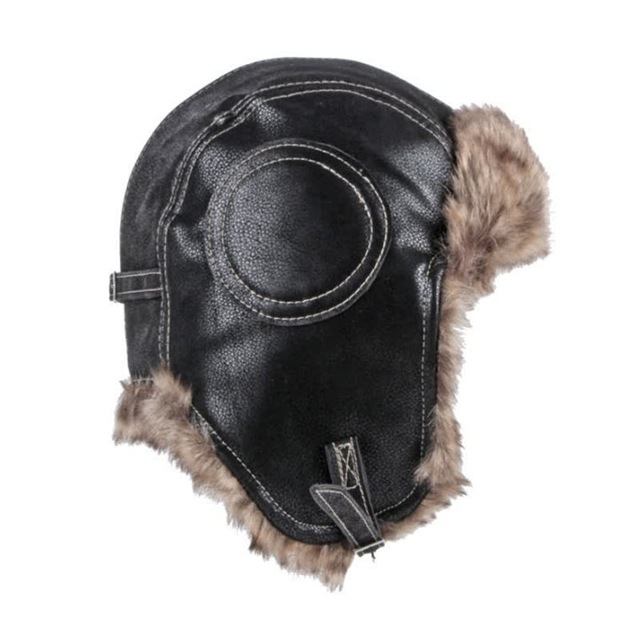 Cappello da cacciatore in similpelle con protezione per le orecchie morbida e soffice - image 2