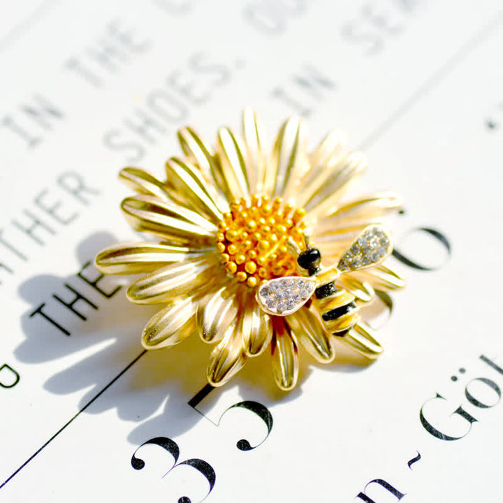 Spilla ape girasole dolce da donna - image 1