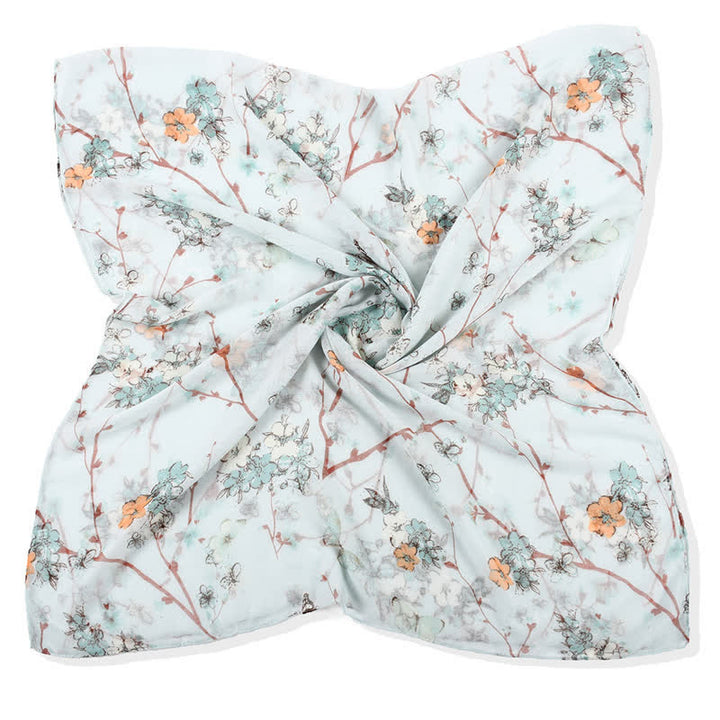 Sciarpa lunga avvolgente con motivo floreale vivace ed elegante da donna - image 18