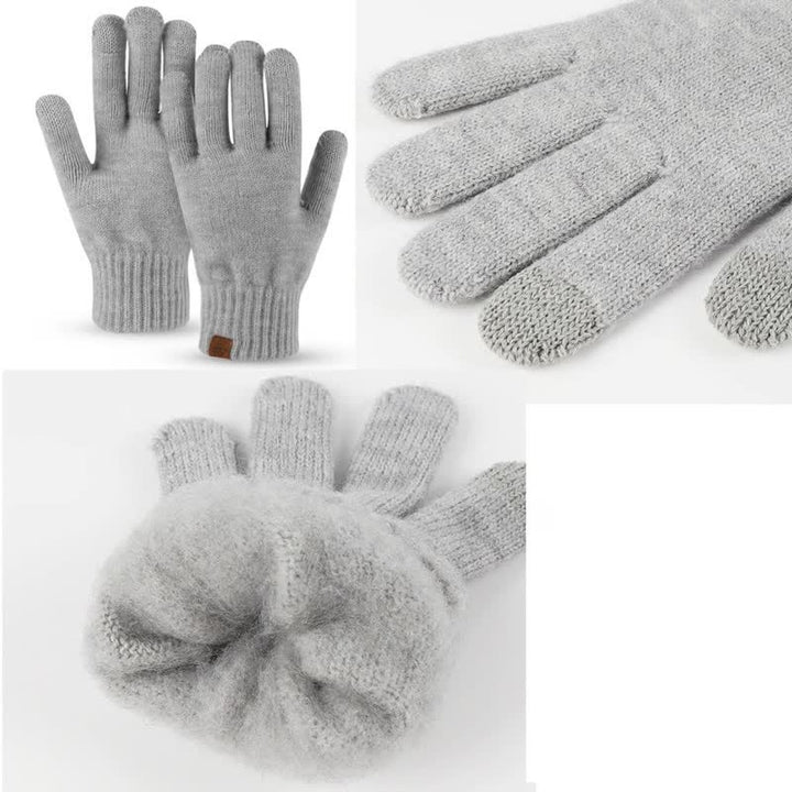 Set di 3 pezzi unisex di caldo cappello sciarpa guanti - image 9