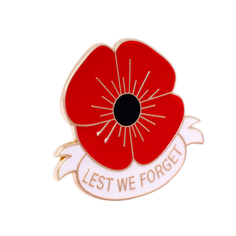 Spilla unisex Lest We Forget Poppy da 3 pezzi - image 10