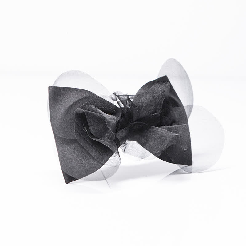 Papillon classico in organza nera da uomo Noble - image 2