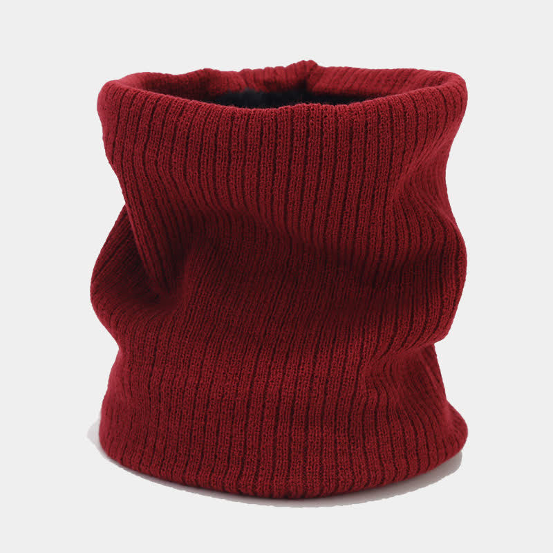 Set di 3 cappelli, sciarpe e guanti in twill tinta unita unisex - image 7