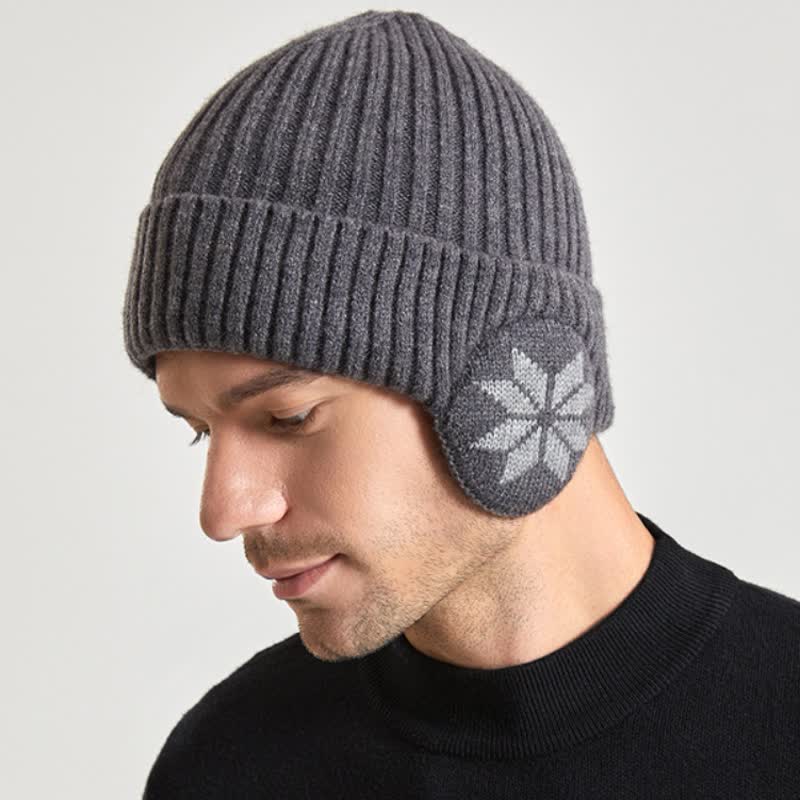 Cappello invernale unisex caldo e spesso lavorato a maglia - image 5