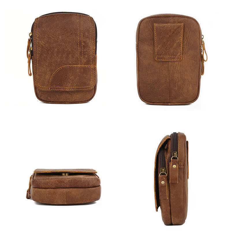 Borsa da viaggio con cintura in pelle nabuk con chiusura magnetica e cerniera - image 3