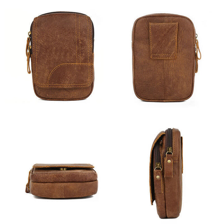 Borsa da viaggio con cintura in pelle nabuk con chiusura magnetica e cerniera - image 3