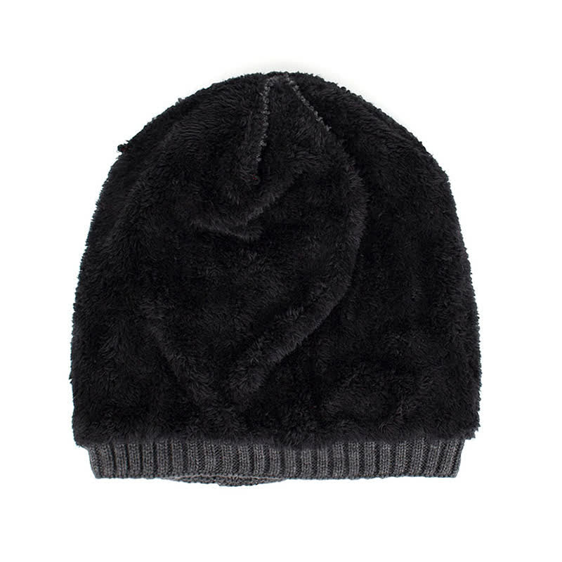 Cappello lavorato a maglia invernale casual in tinta unita - image 5