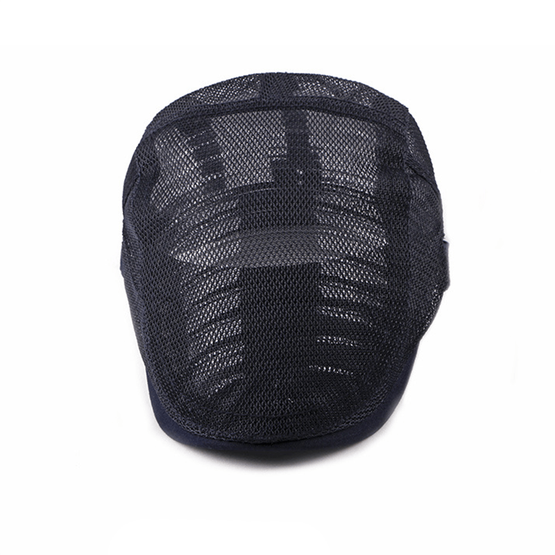 Cappello da sole traspirante con maglia cava, berretto piatto - image 4