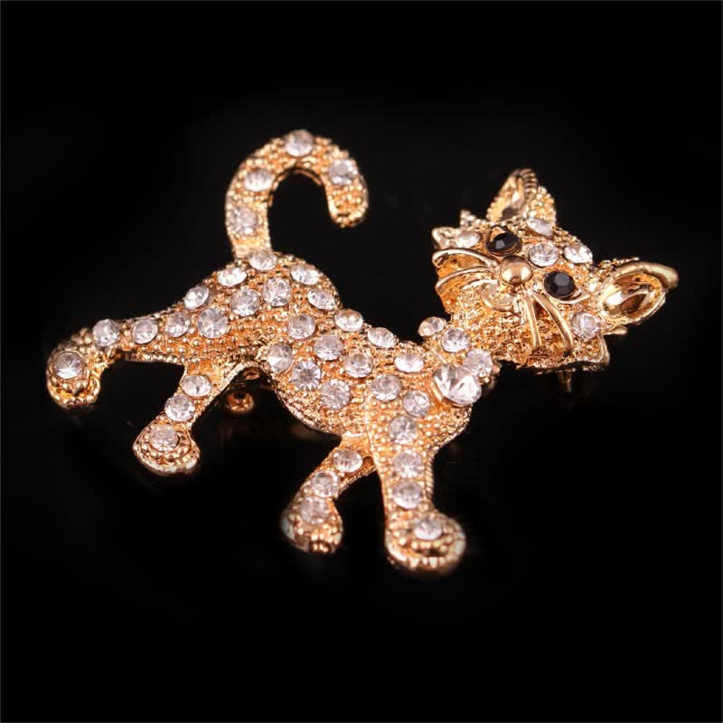 Spilla da donna a forma di gattino carino - image 4