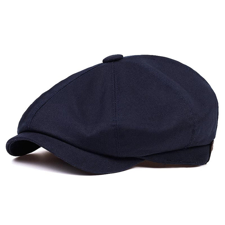 Berretto ottagonale in cotone stile newsboy britannico - image 10