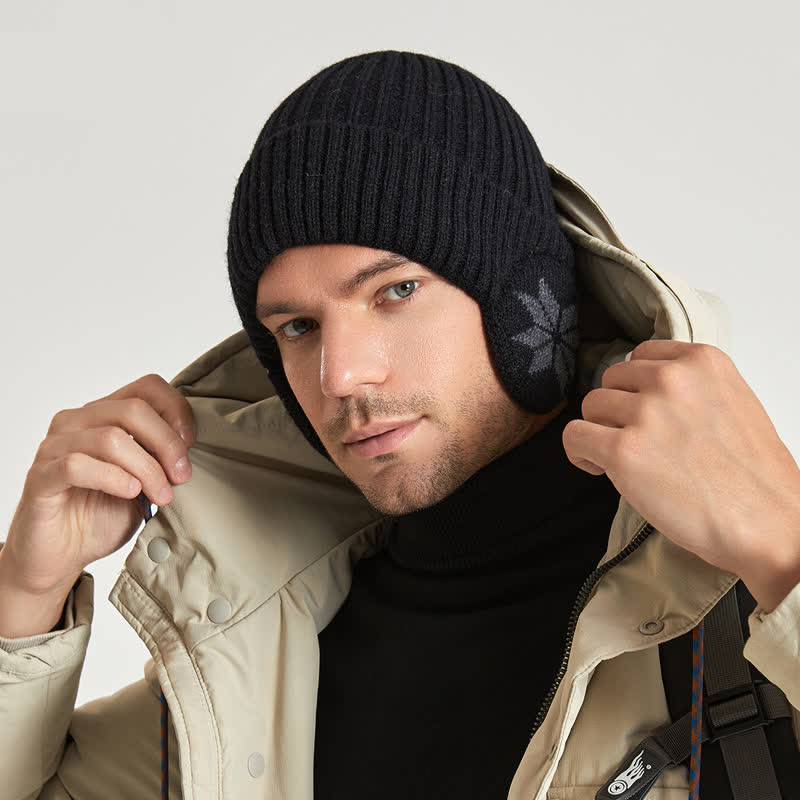 Cappello invernale unisex caldo e spesso lavorato a maglia - image 9