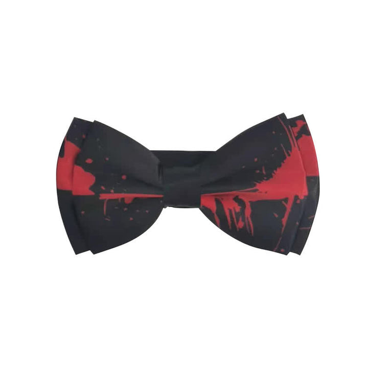Papillon da uomo con teschio macchiato di sangue per Halloween - Stile n. 5 - image 5